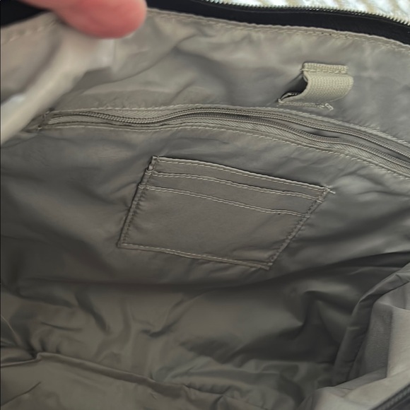 Baggallini Black Shoulder Bag with Adjustable Strap and Silver Hardware - Picture 5 of 11